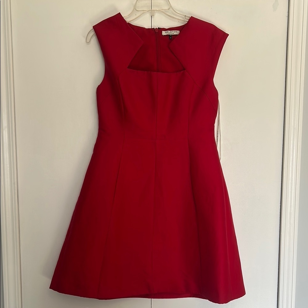 HALSTON heritage - Elegant Red Dress